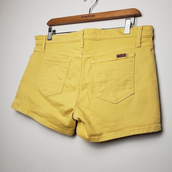JOE'S Tie Front Yellow Shorts - Picture 6 of 9